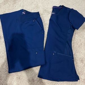 Healing Hands Purple Label Yoga Scrub Set
